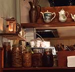 Foto van de decoratie binnen het restaurant